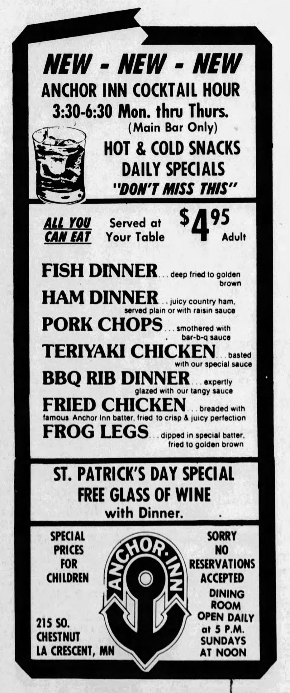 1980: Anchor Inn